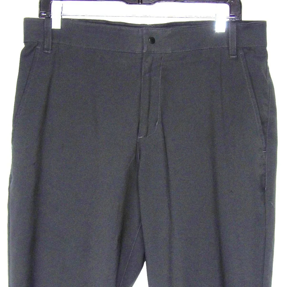 Nike Dri-Fit Gray 100% Polyester Performance Chino Pants Men's 32 X 32